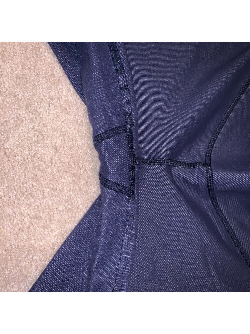 Lululemon Wunder Under Dark Blue Size 8 - Picture 5 of 8